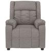 Massage Chair Taupe Fabric