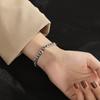 Unisex Cuban Cut Edge Titanium Steel Bracelet - Simple Whip Chain Fashion Jewelry