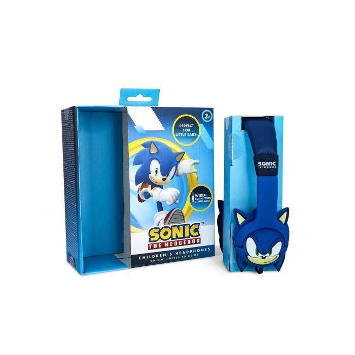 Écouteurs - SONIC THE HEDGEHOG - Sonic the Hedgehog - Bleu - Jack 3.5mm - Enfants