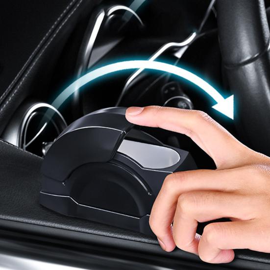 Bilaskkopp Dörrmonterad Kompakt Storlek Fordonsaskkopp Enkel Installation Bärbar Fordonsinteriör Askkopp