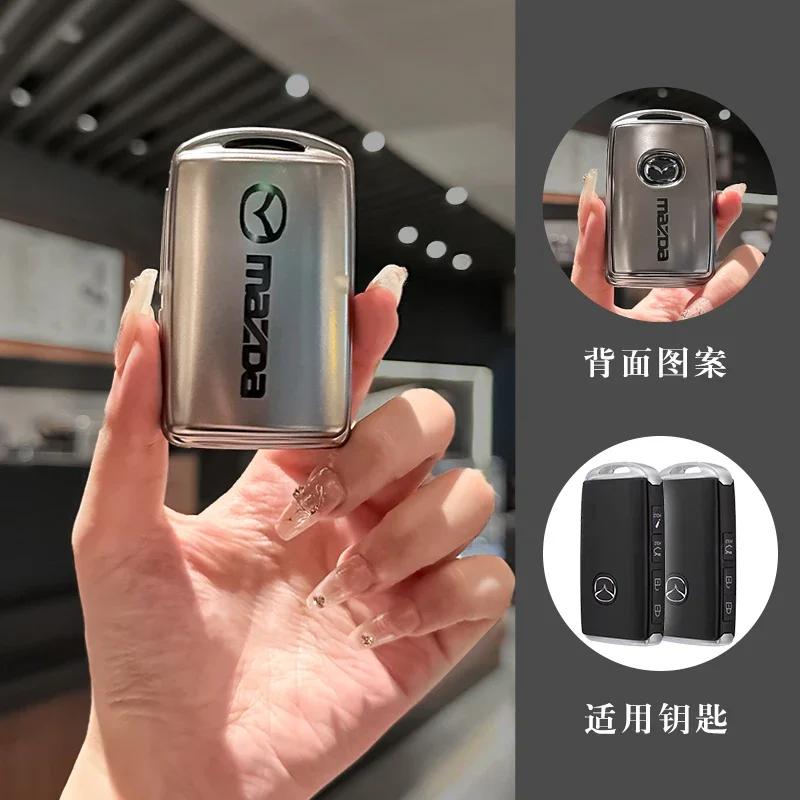 

2025 Hot New TPU Car Remote Key Case Cover Shell Fob For Mazda 3 Alexa CX30 CX-4 CX5 CX-5 CX8 CX-8 CX-30 CX9 CX-9 Keychain Acces