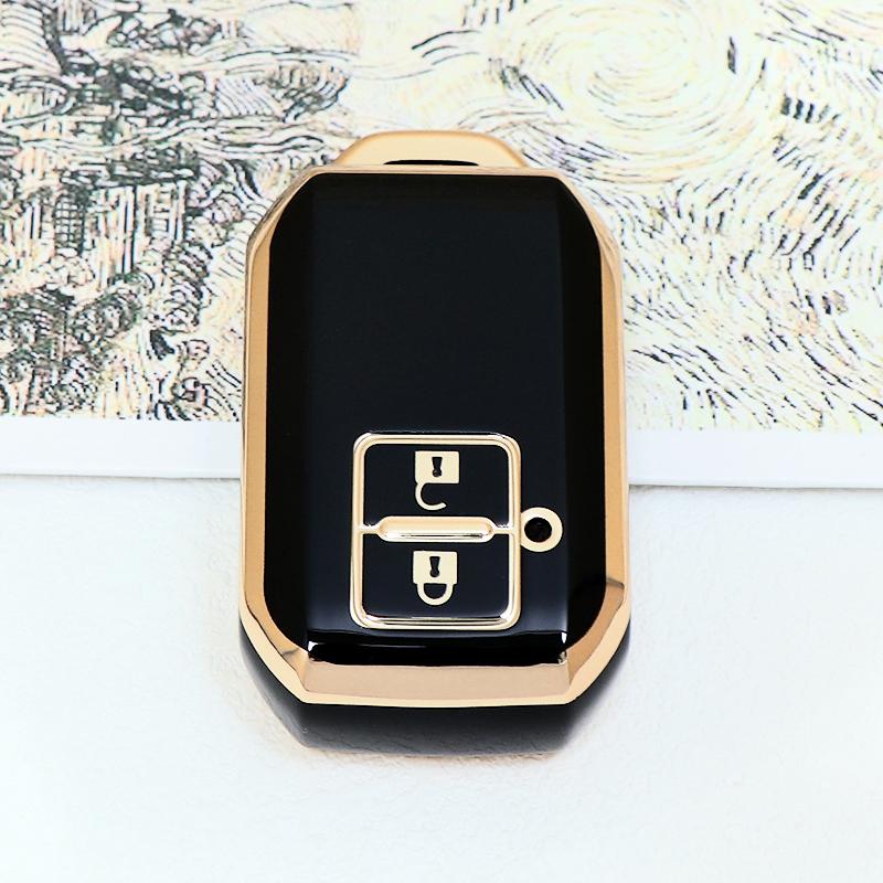 Fashion TPU Car Remote Key Case Cover Shell For Suzuki Ertiga Swift Wagon R 2 Button Protected Holder Keyless Fob Accessories