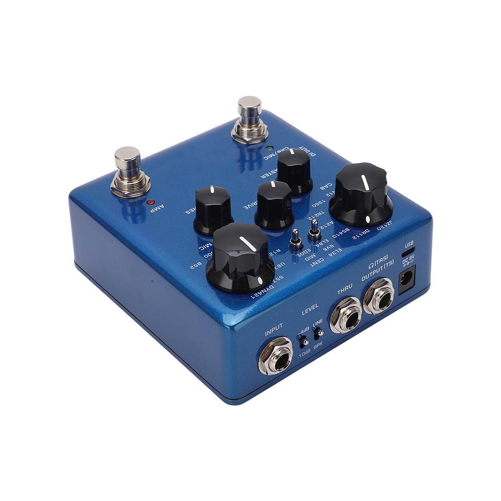 Effect Pedal Simulator NSS‑5 Cabinet and Post Simulation Instrument Accessory Blue