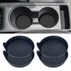 2pcs/set Car Coaster, For Cup Holder, Silicone Universal Car Coaster, 4 Colors Available