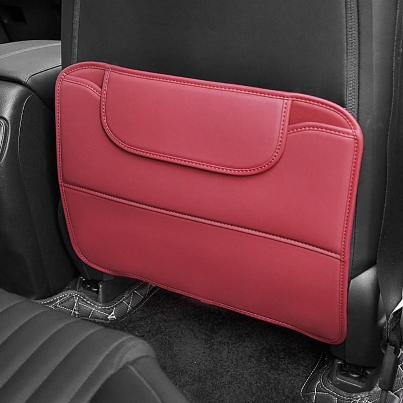 Easy Clean Waterproof Car Seat Protector Leather Cover Universal Car Seat Not Kick Mat Waterproof for Back Seats