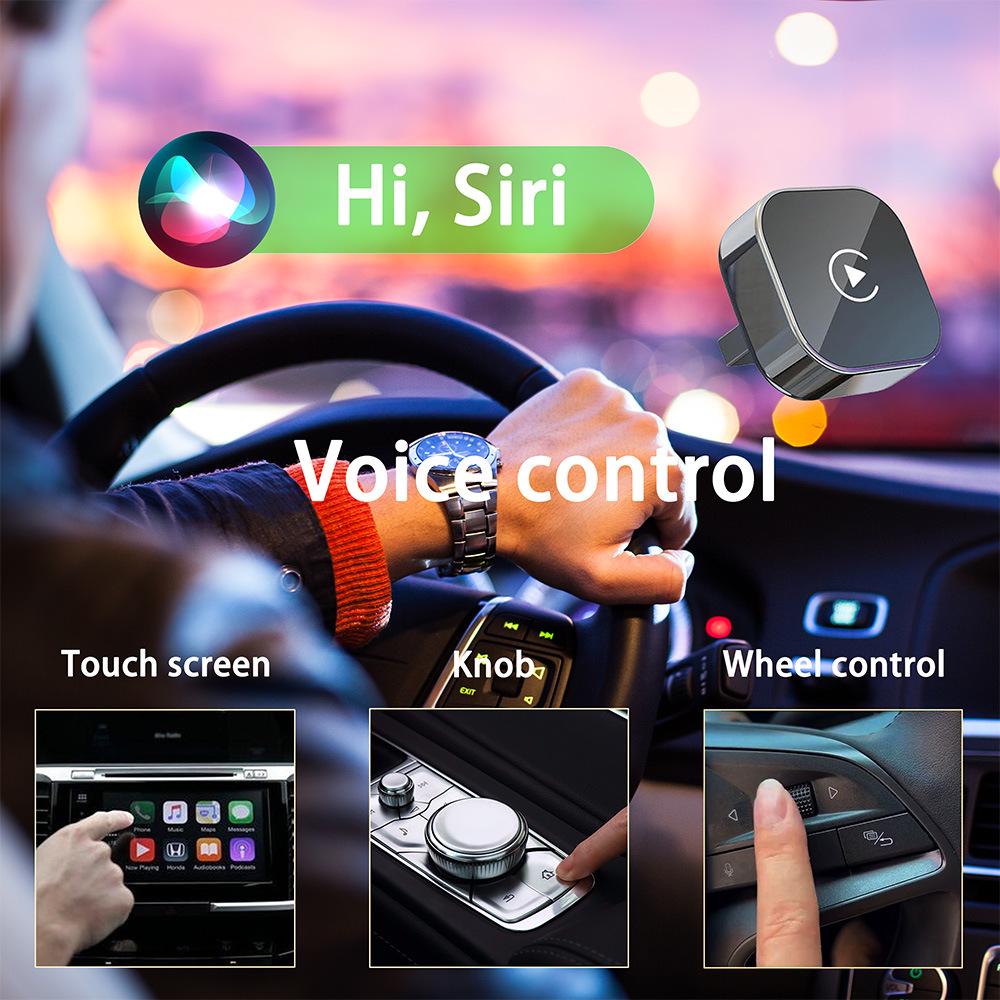 Top-Selling Wireless CarPlay & Android Adapter: Plug-and-Play, OTA Upgrades, Compatible with 98% of Cars