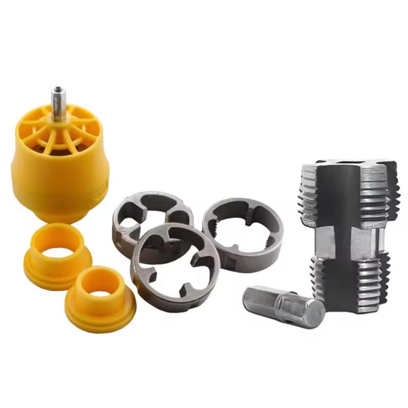 Pvc Pipe Thread Maker Tool Set For Electric Drill Accessories Plastic Water Pipe Threading Module Pvc Thread Tools Round Die Set