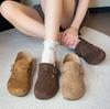 Fashion New Clogs Women Fashion Cork Suede Casual Shoes Classic Cork Antislip for Outdoor Women's Loafers with Arch Support Ballerinas