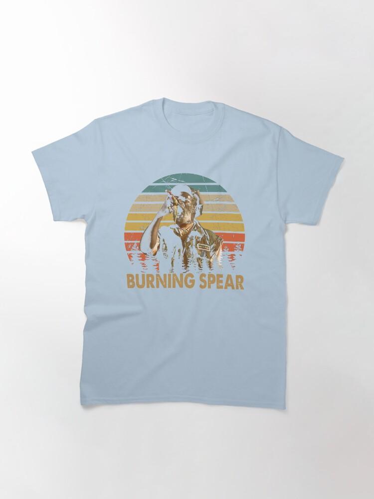 Burning Spear Vintage Burning Arts Spear Musicista Maglietta Classica
