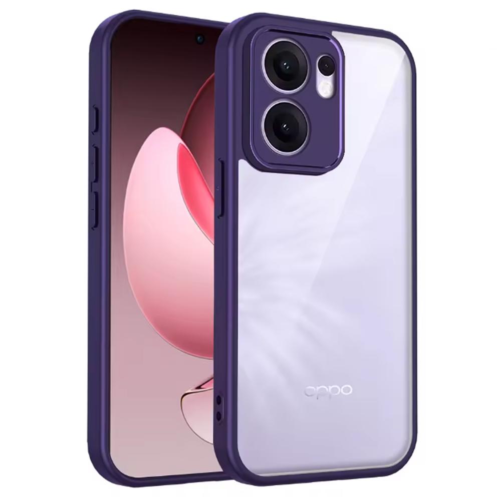 

Для Oppo Reno 13F CPH2699 Чохол Подушка Безпеки Ударостійкий Силіконовий Бампер Прозора Матова Задня Кришка Жорсткий Чохол для Телефона для Oppo Reno 13F 4G OPPO Reno13 FS 5G