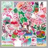 50 Flamingo Graffiti Cartoon Animal Stickers for Skateboards, Water Cups, and Luggage - Creative DIY Decor.