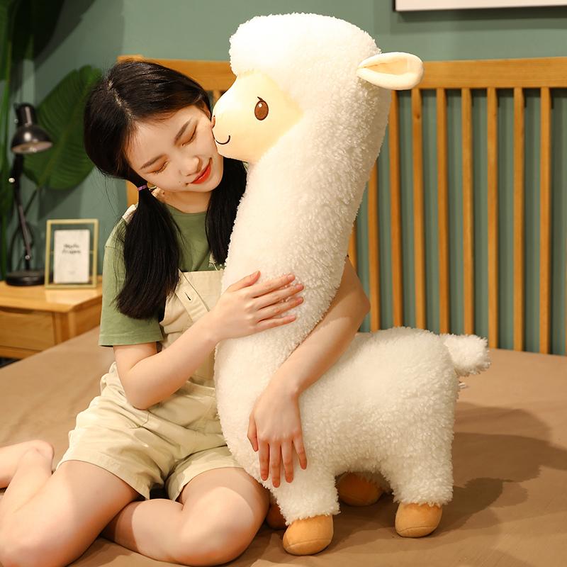 Alpaca Soft Stuffed Plush Toys Kawaii Alpaca Plushies Animal Doll Children Baby Gifts Hugging Pillow Sofa Cushion