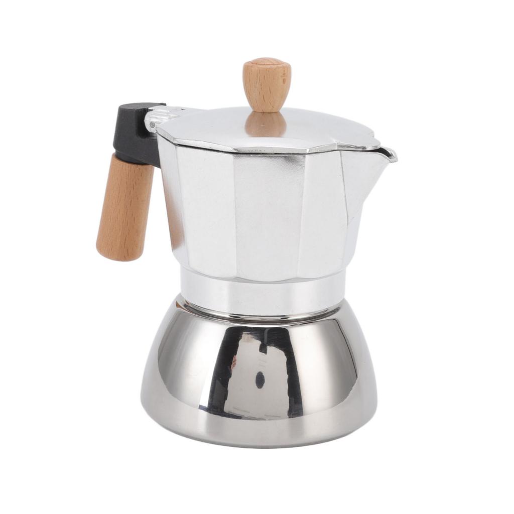 Stovetop Coffee Maker Stainless Steel Cafetera Coffee Pot With Filter Paper for Hand Brewed Moka