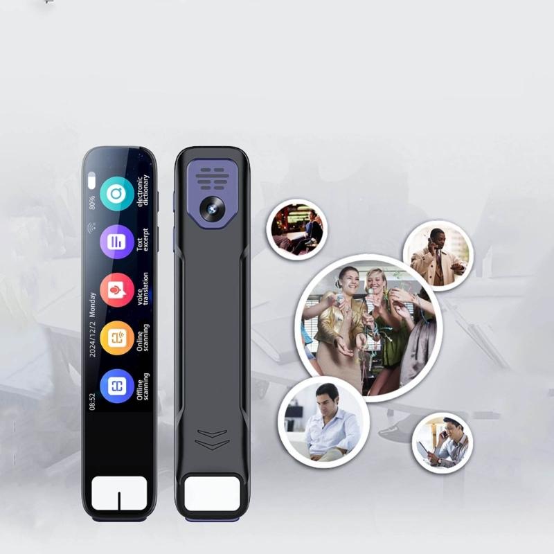 Scan Reader Pen Voice Translator Pen With Multiple Language Support Long Battery Life For Business Travel Students