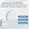 Sink Overflow Cover Universal Fit Anti Odor Drain Seal Round Stopper Plug for Bathroom Wash Basin Kitchen Sink Hole Accessory