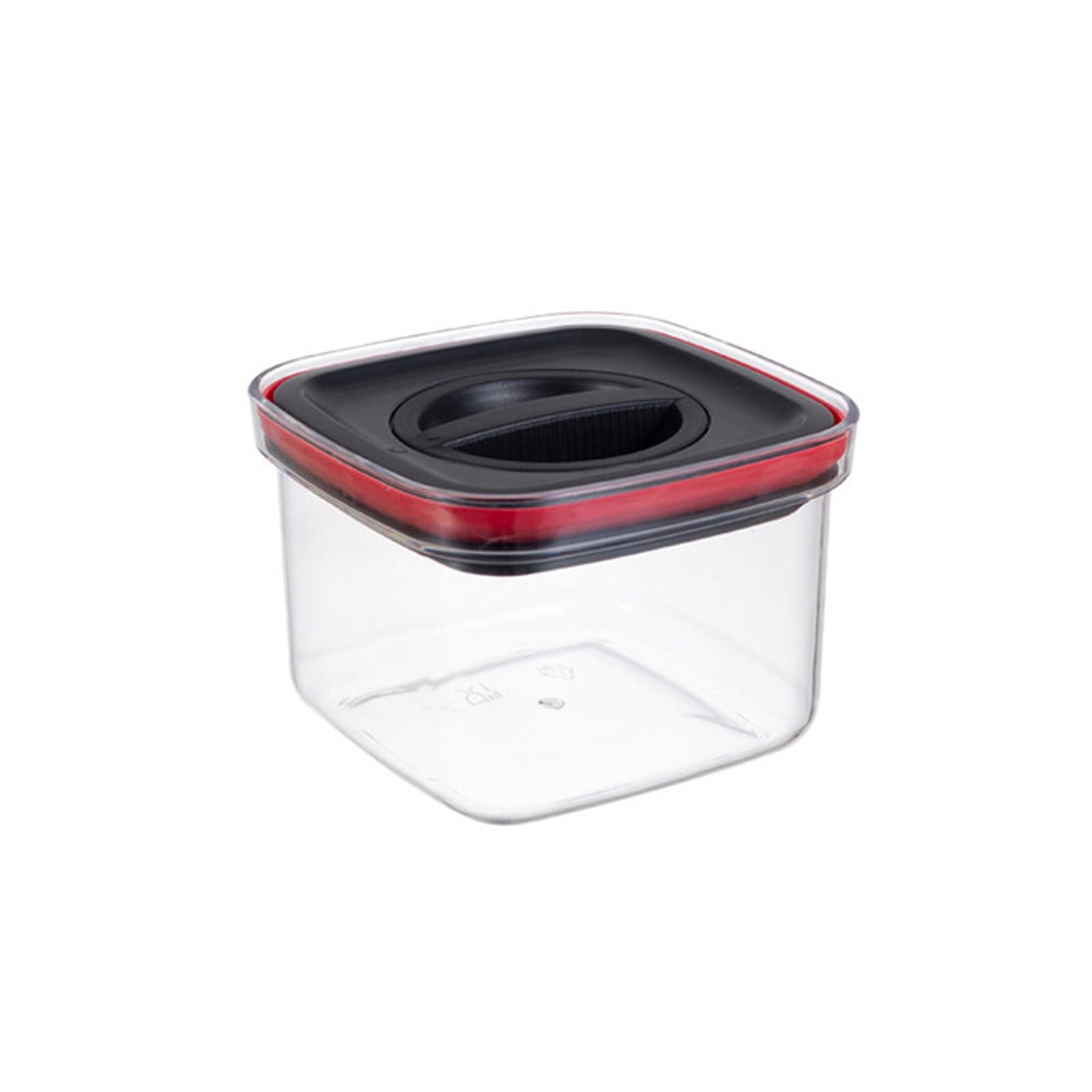 

0 6L Storage Airtight Container Plastic Food Storage Box Refrigerator Safe Transparent Square Design with Secure Lid One Size