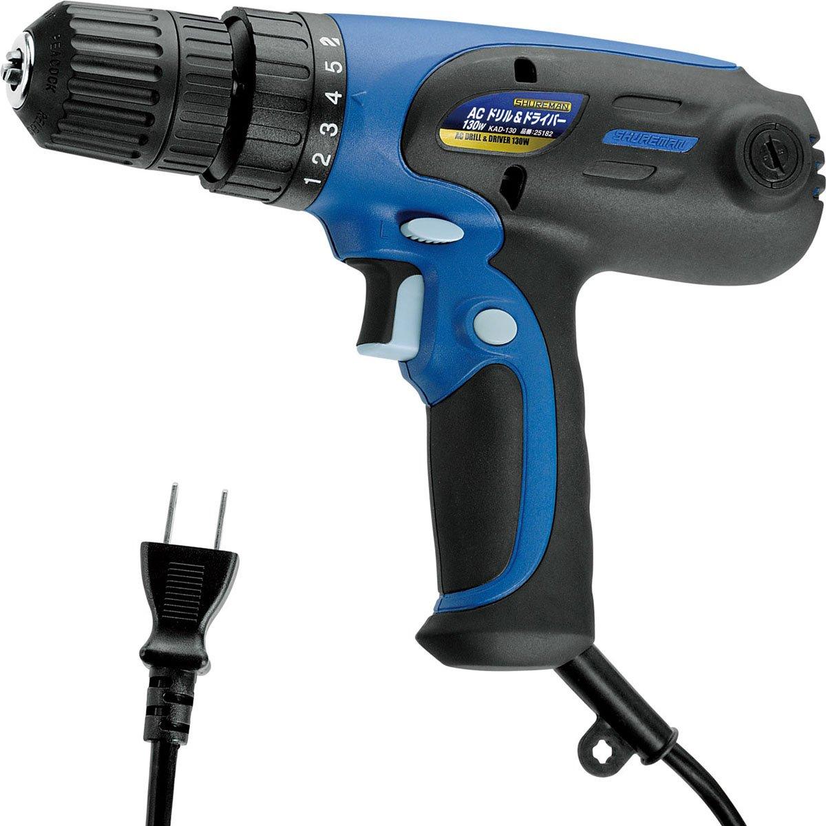 

SHUREMAN AC Drill Driver 130W & KAD-130 синій