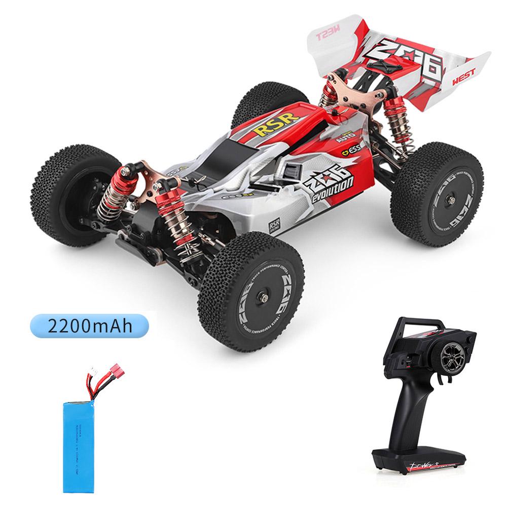 Wltoys XKS 144001 1/14 RC Coche de carreras de alta velocidad Batería de 2200 mAh 60 km/h 2,4 GHz RC Buggy 4WD