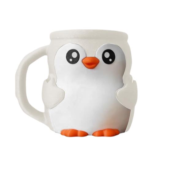 Ice Cream Cup Holder Penguin Shape Soda Beer Bottle 16 Oz Capacity Dessert Party Accessory Kitchenware