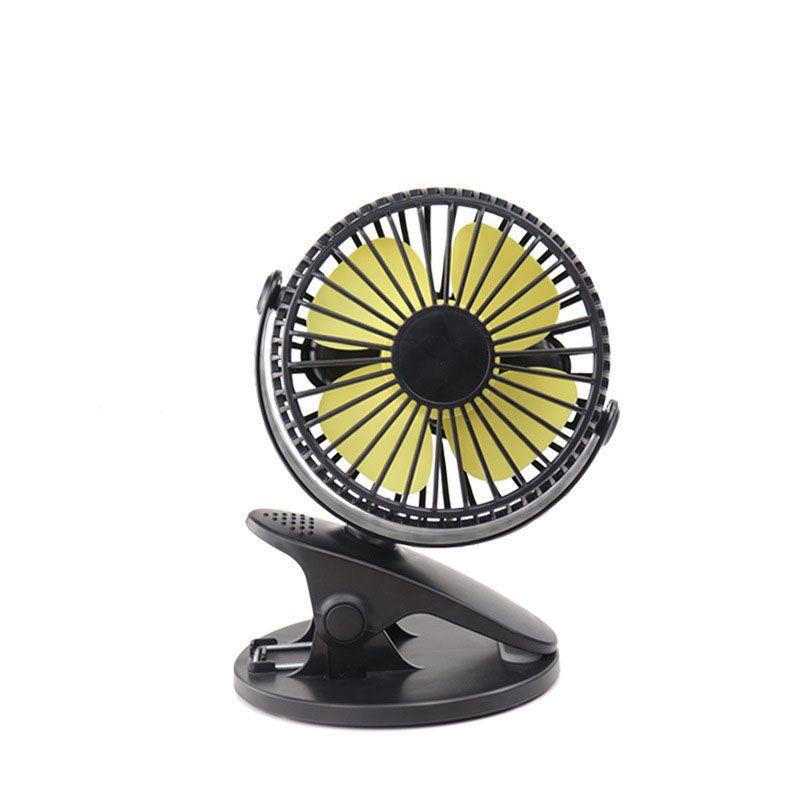 

Small Yet Powerful Personal Portable Desk Fan With 3-speed Settings And Usb Rechargeable Battery чёрный