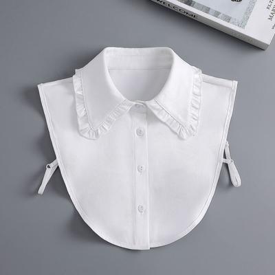 False Collar Children'S Versatile Fake Collar Ruffles Fake Collar Solid Color Versatile Fake Shirt Collar Inner Collar