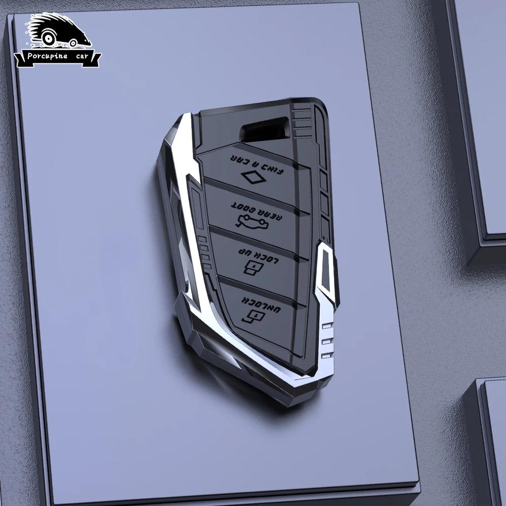 Alloy Car Key Case Cover Bag For Bmw F20 G20 G30 X1 X3 X4 X5 G05 X6 X7 G11 F15 F16 G01 G02 F48 Accessories Holder Shell Keychain