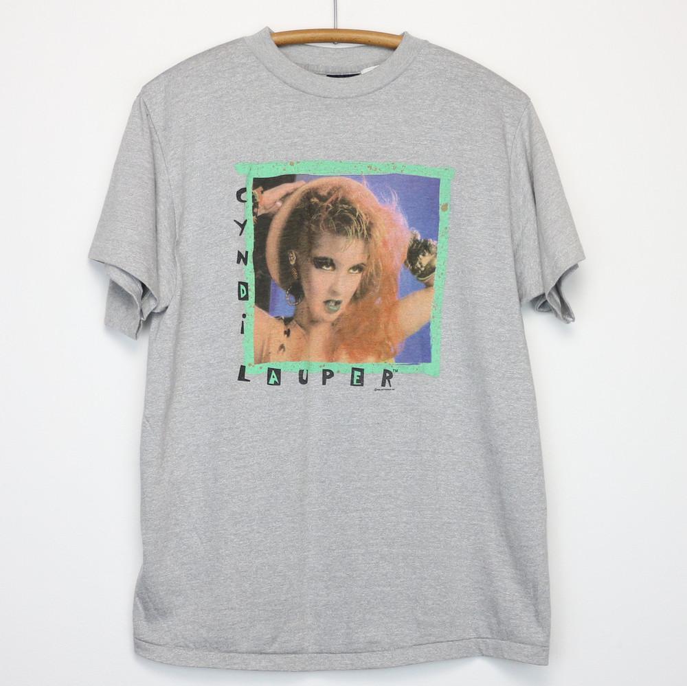 1984 Cyndi Lauper Fun Tour Regalo Per Fan S-5XL Unisex Maglietta in Cotone US048 Maglietta Unisex