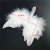 US 1/10PCS Angel White Feather Wing Christmas Tree Decor Hanging Ornament Wedding High Quality