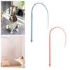 Teaser Stick Silicone Cat Wand Toy Mouse Tail Shape Soft Scratch Resistant Bite Resistant Interactive Cat Teaser Cat Habit Toy