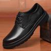 Men's Breathable Leather Derby Shoes - Spring Formal & Casual Styles, Perfect for Business or Weddings.