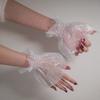 Fashion Accessories Glitters Arm Sleeves Shining White Cuffs Sleeves False Sleeve Cuffs Nails Photography Studio