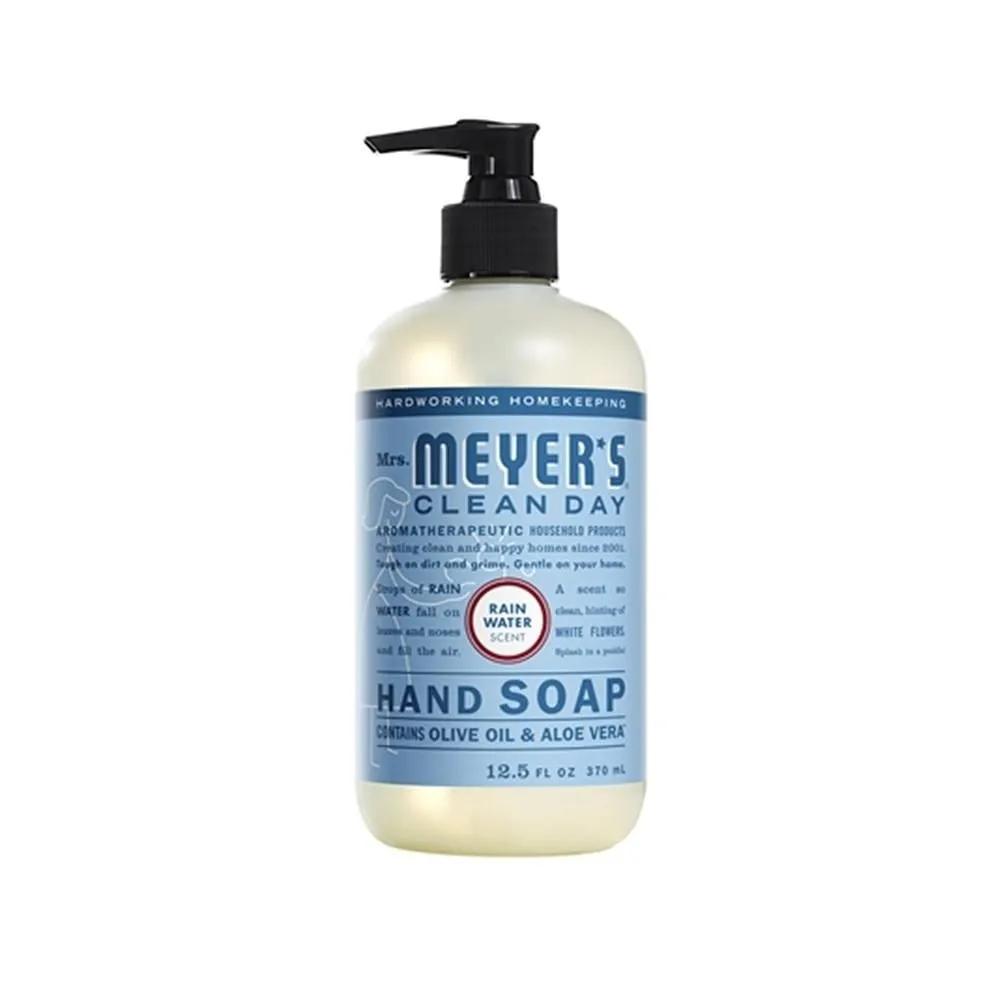 Mrs. Meyers Hand Soap Rain Water Scent 370ml 6-Pack Mrs. Meyers Clean Day 308451 12.5 oz.