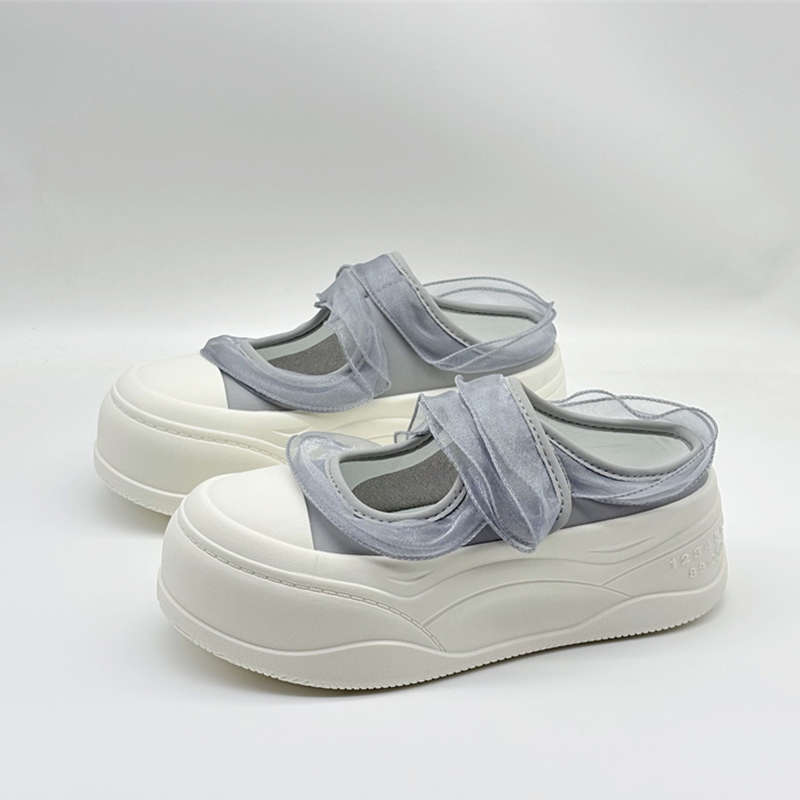 

Baotou half slippers women s outer wear 2025 new summer popular versatile commuter thick bottom heightening casual cool slippers 40 серый