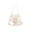 Borsa per cosmetici stile fai-da-te Medusa Bolla Rosa Dorato Borsa a tracolla Portatile Storage Fibra di poliestere Avanzata Versatile Margherita dorata
