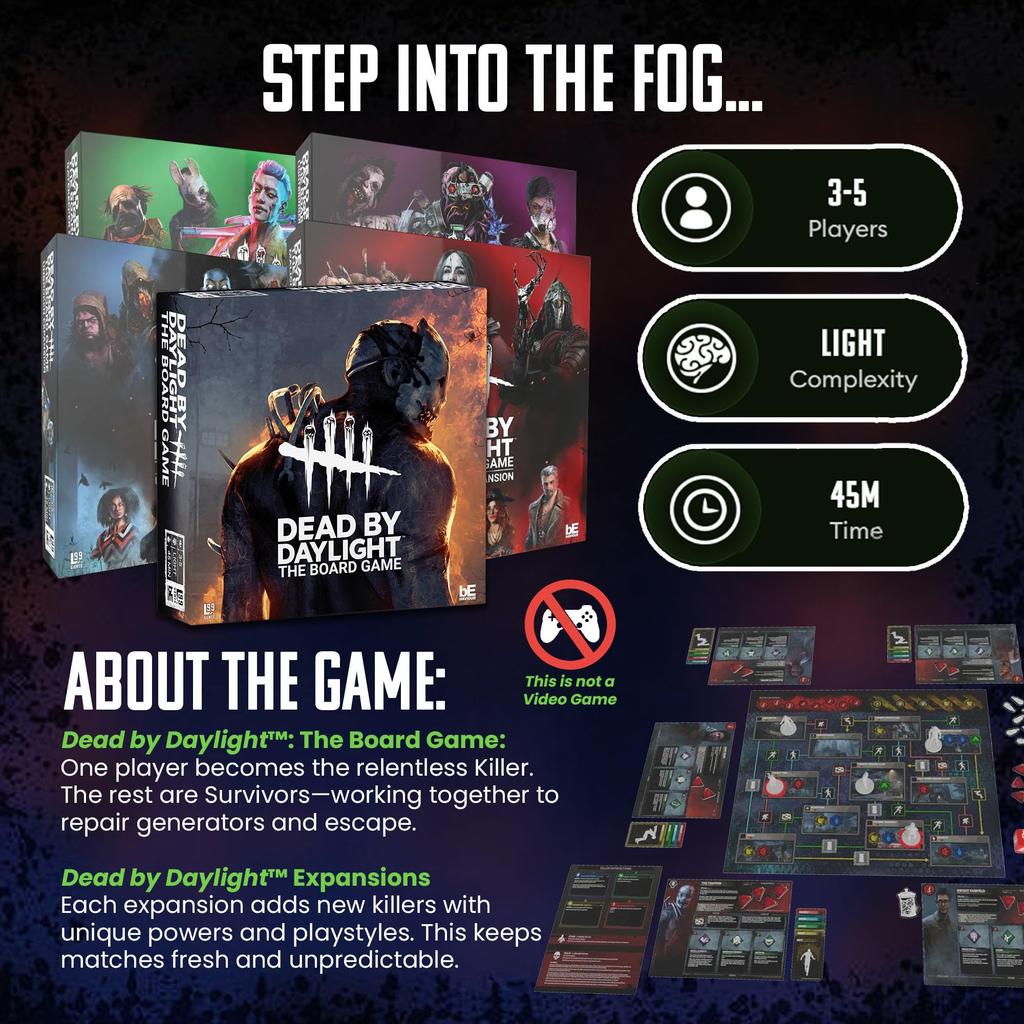 Board Game Level 99 Games Dead by Daylight Horror Survival Miniature Strategy M