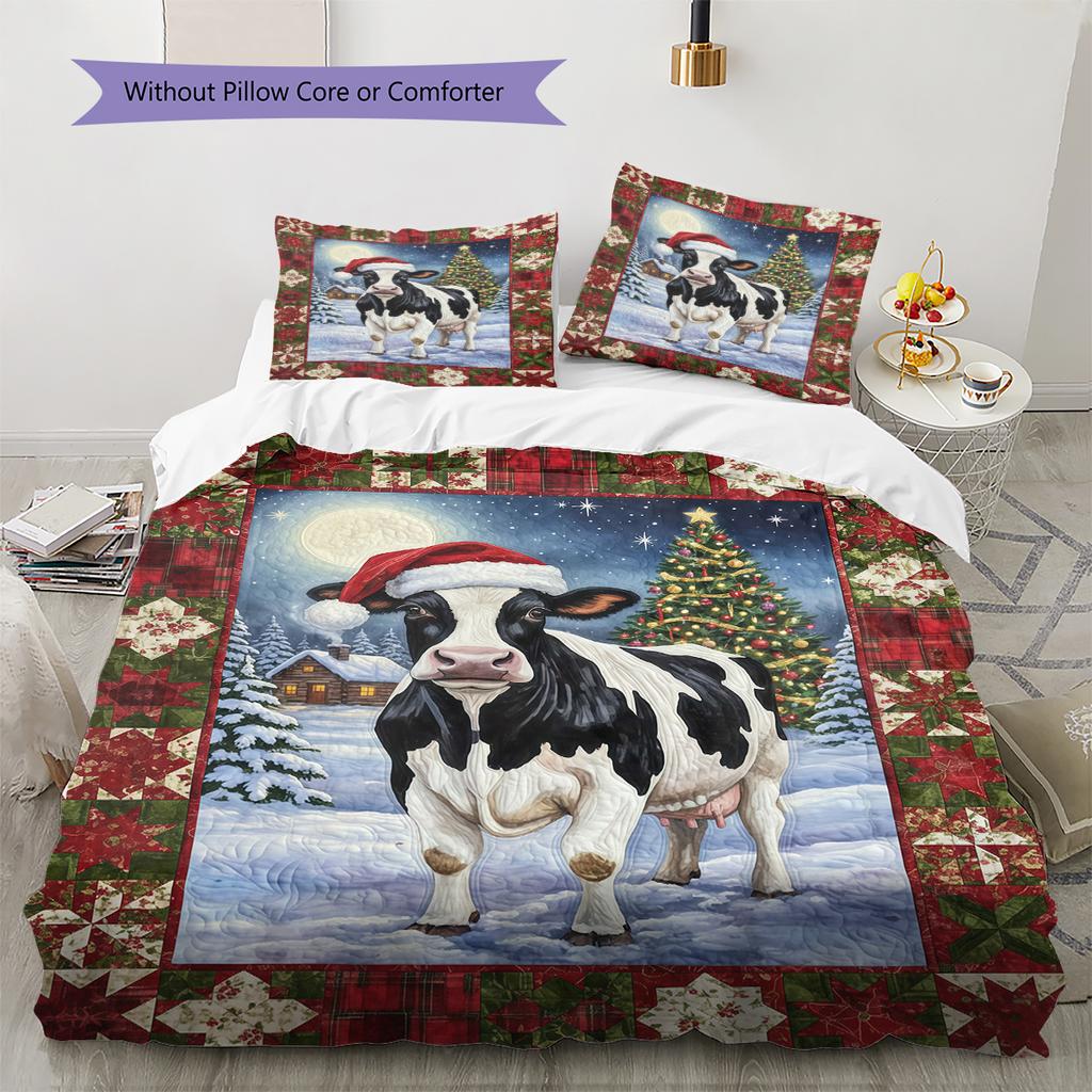 Set Copripiumino Trapuntato con Fantasia Cartone Animato Federa Decorazione per la Casa Regalo di Compleanno (1 * copripiumino + 2 * federa, senza nucleo)