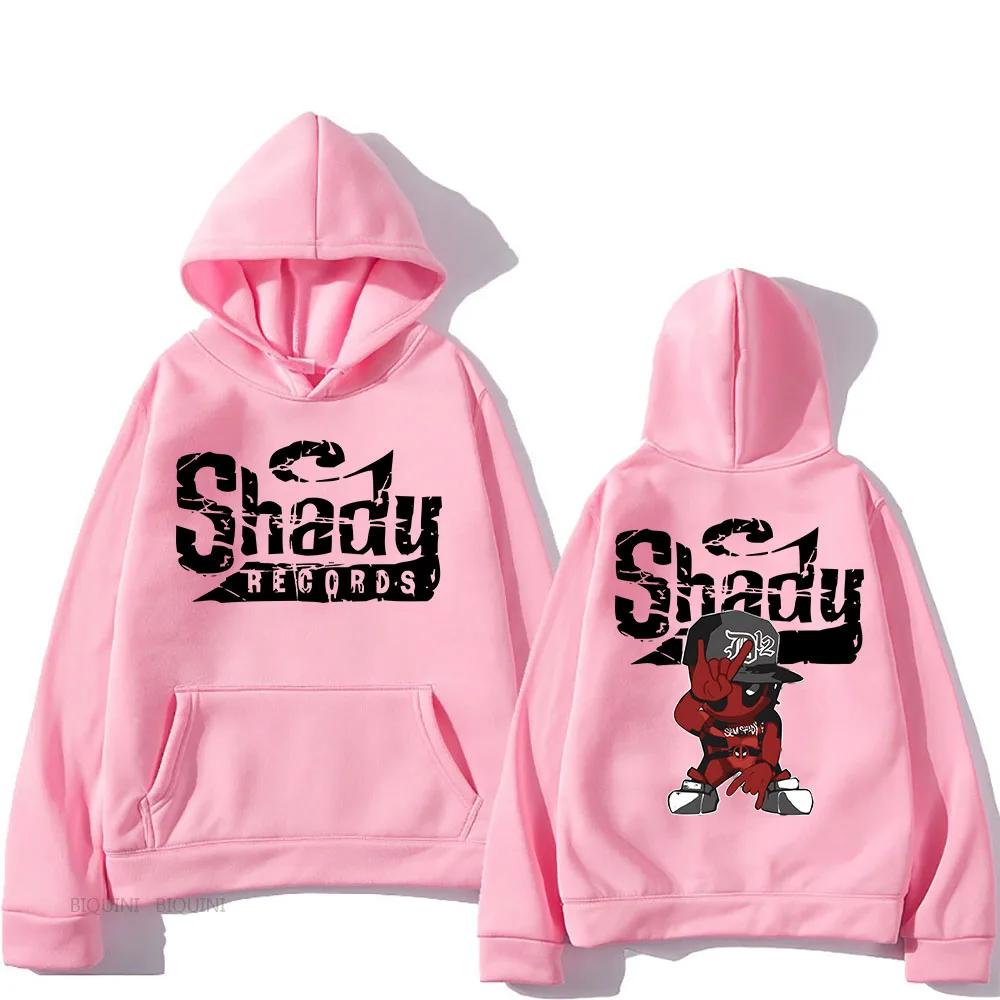 Houdini Album Printed Hoodies Eminem Shady Records Sweatshirts Streetwear Long Sleeve Casual Hip Hop Men Women Clothing