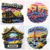 Amerika Kühlschrankaufkleber New York Souvenirs Hawaii Los Angeles San Francisco Brooklyn Kühlschrankmagnete Geschenke