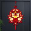 Reusable Snake Year Couplets Plush Hanging Decoration Pendant Door Stickers  Entrance