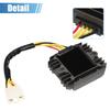 uxcell Voltage Regulator Rectifier Replacement, Compatible with 32800-33E20, 32800-33E21, SUZUKI, GSXR1000, Compatible with 2001-2004