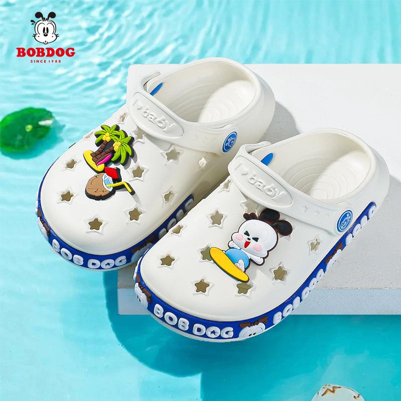 Babu bean children's hole shoes summer children's cartoon cool slippers breathable beach hole shoes