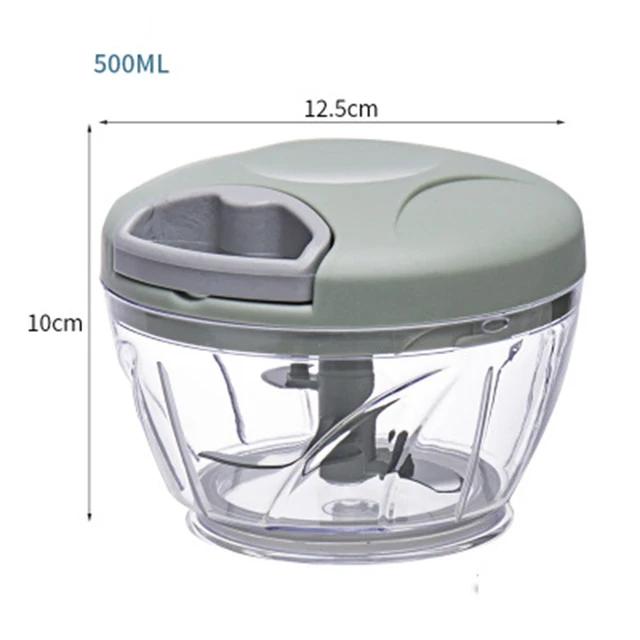 500/900ML Garlic Chopper Meat Grinder Manual Rotate Vegetable Cutter Chopper Slicer Fruit Garlic Crusher Kitchen Gadget Blenders