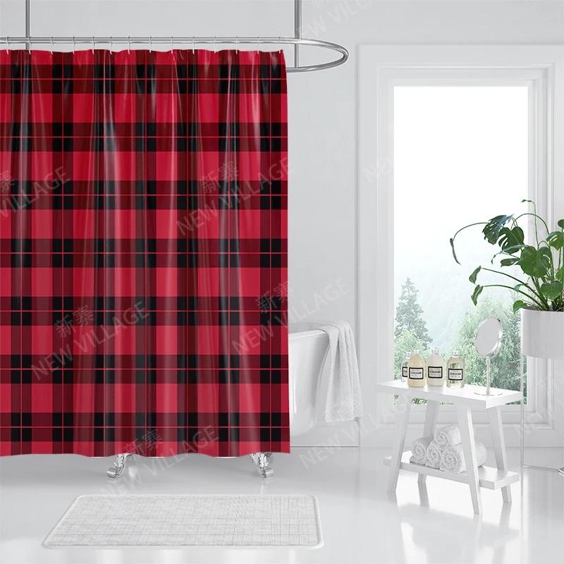 Household Waterproof Fabric Shower Curtain Accessories 90x180 Shower Curtain 240 * 200 Minimalist Style Shower Curtain