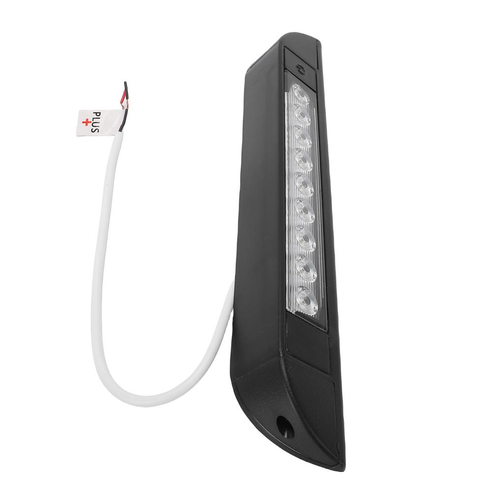 10 Inch RV LED Awning Porch Light 6000K Cool 12V 24V Down Angle Beam Utility Light Fixture for Truck Trailer Camping Car