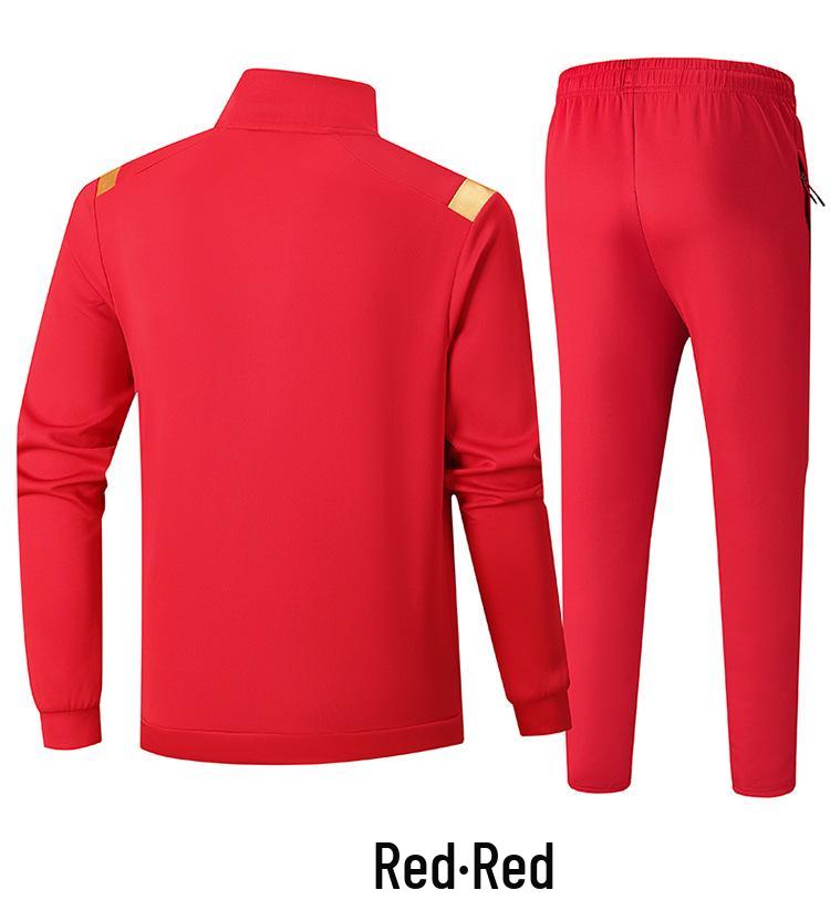 Chinese Team Sportswear: National Costume Spring/Autumn Training Set & Customizable Coach/Student Award Ceremony Jacket