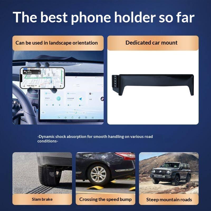 Car Phone Holder For BYD Sea Lion 07 EV 2024-2026 07 DM-i Special Navigation Mount Car Modification Accessories