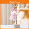 Cute Alpaca Keychain Cartoon Child Backpack Decorative Pendant Plush Doll Gift
