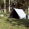 Camping Wedge Tent for 2 Persons White Blackout Waterproof