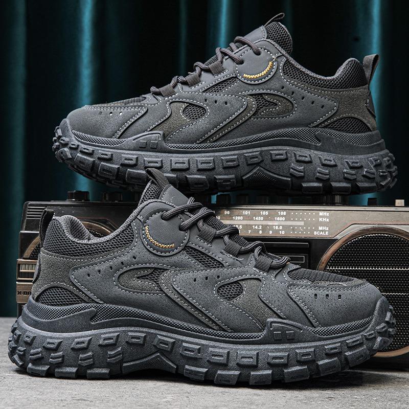 Men's Spring New Versatile Casual Shoes Platform Men's Heightening Shoes Trendy Sports Running Shoes