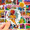 50 Coole Graffiti-Sticker, Hip-Hop Psychedelische Sticker, Notizbücher, Handyhüllen, Fahrrad-Dekorsticker